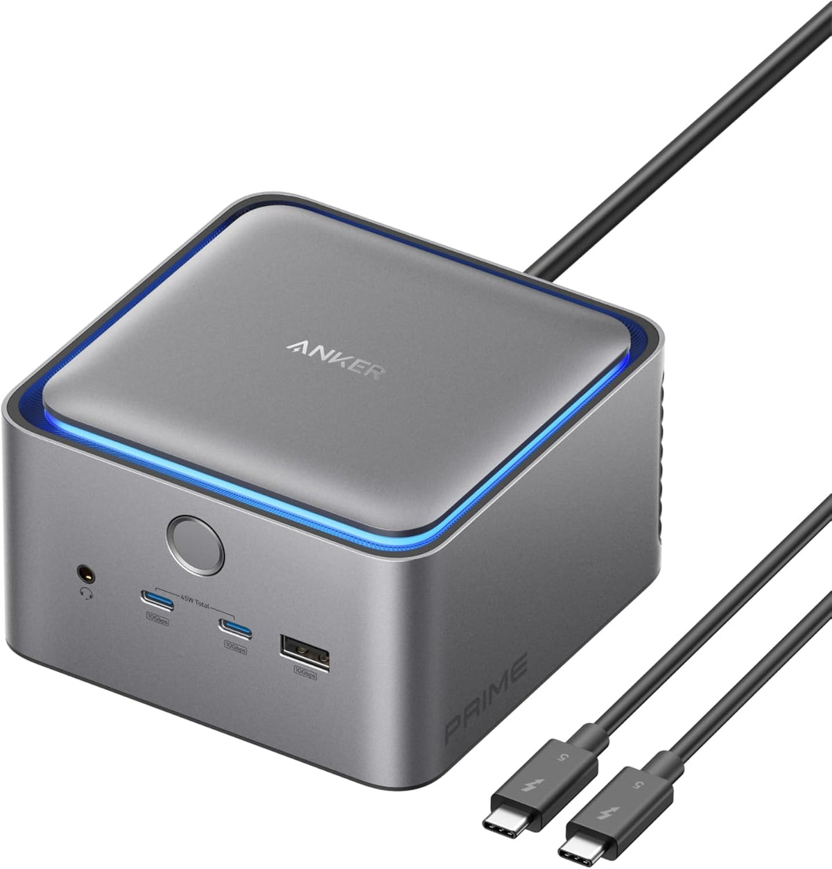 Anker Prime Thunderbolt 5-dokkingstasjon, 8K@60Hz/6K/4K, 120Gbps, 14 porter + 140W lading for Thunderbolt 5/4-laptoper
