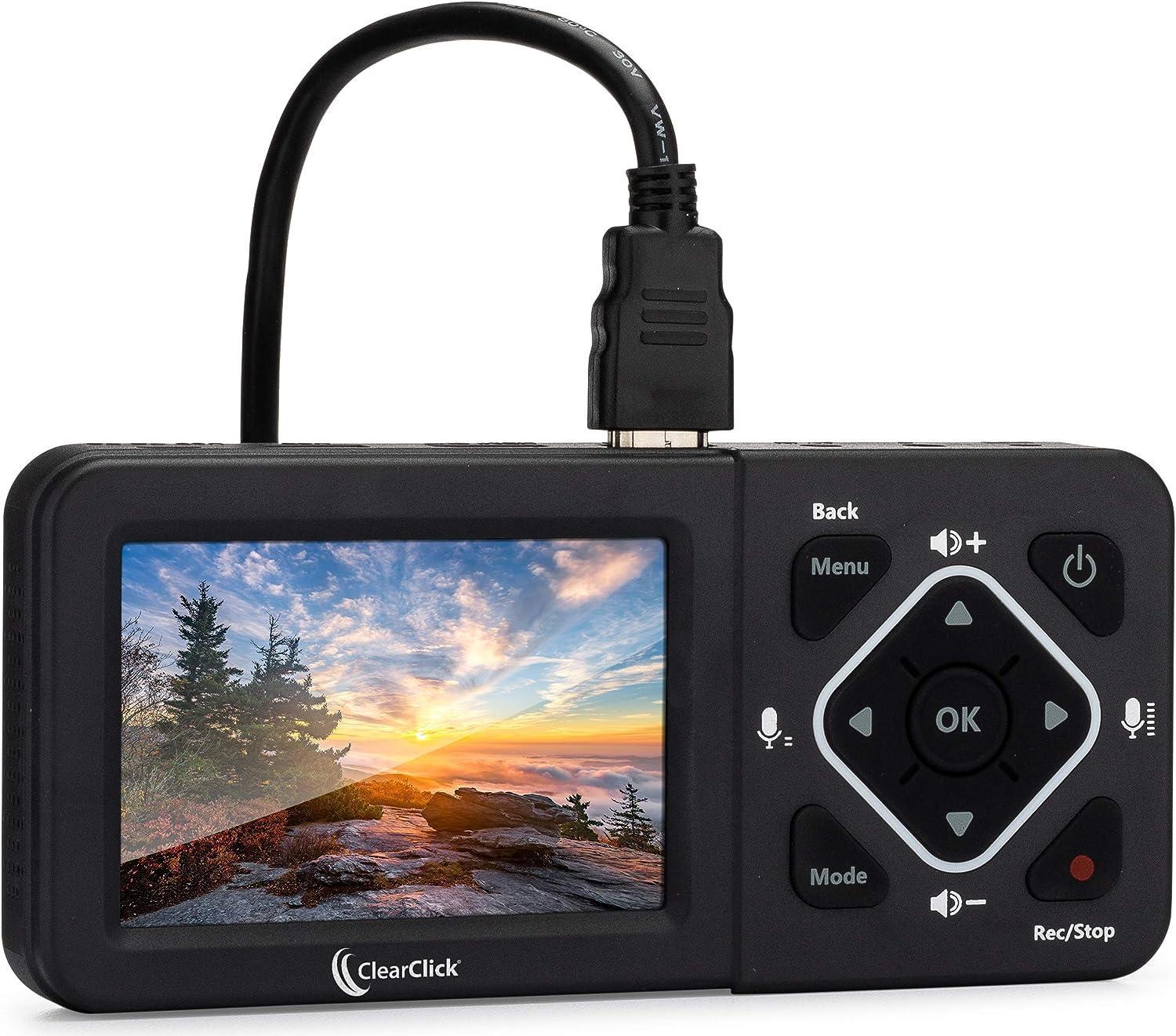 HD Videoopptaksboks 3,5" skjerm HDMI RCA VHS VCR DVD Hi8 videokameraer