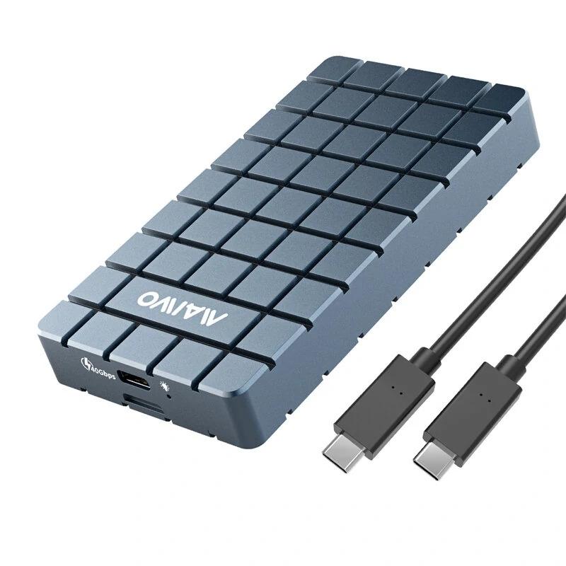 Maiwo USB4.0 NVME Eksternt skap 8TB M og B&M Key 2280