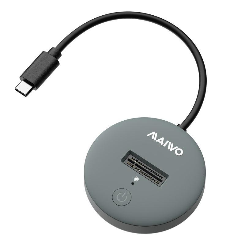 Maiwo USB-C 3.2 dokkingstasjon for NVMe/SATA M.2 SSD 10 Gbps