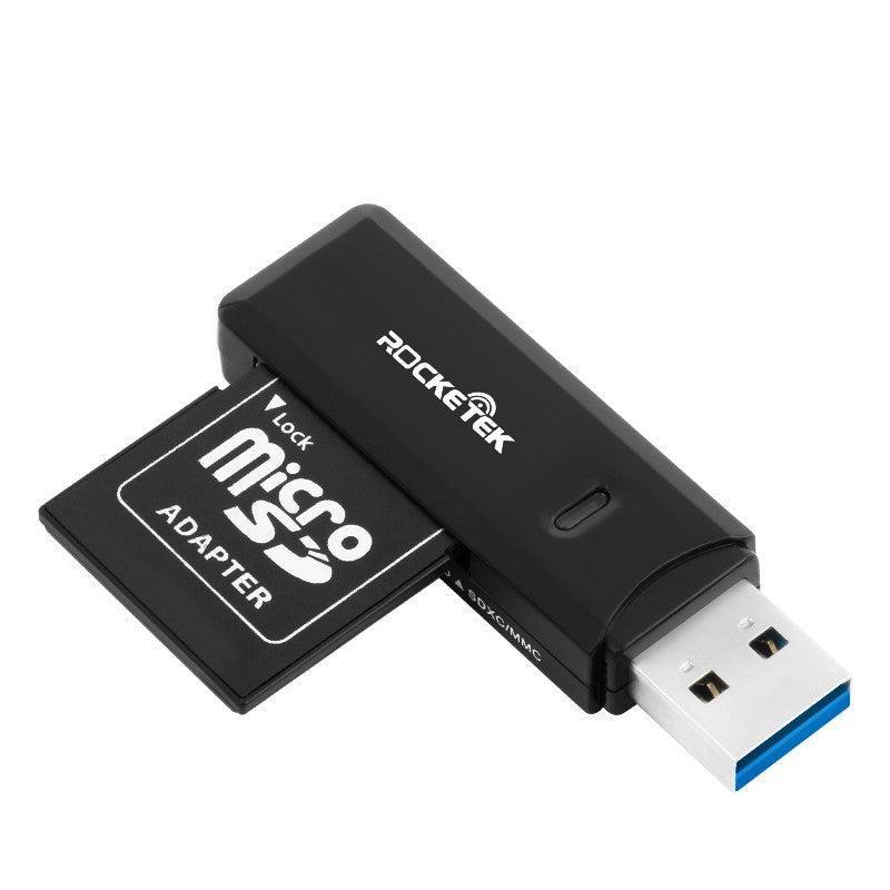 NÖRDIC USB 3.0 kortleser 2 spor SD, MicroSD UHS-I