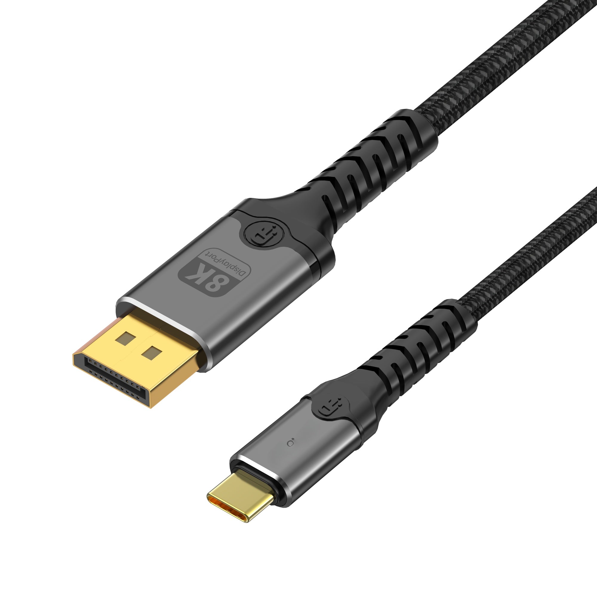 NÖRDIC 5m USB-C til DP 1.4-kabel 8K60Hz 4K120Hz 32,4Gbps