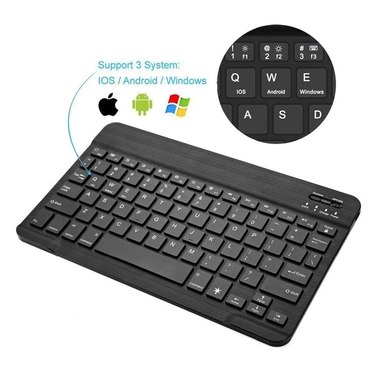 NÖRDIC Bluetooth 5.0-tastatur 78 taster IOS Android Windows US Layout