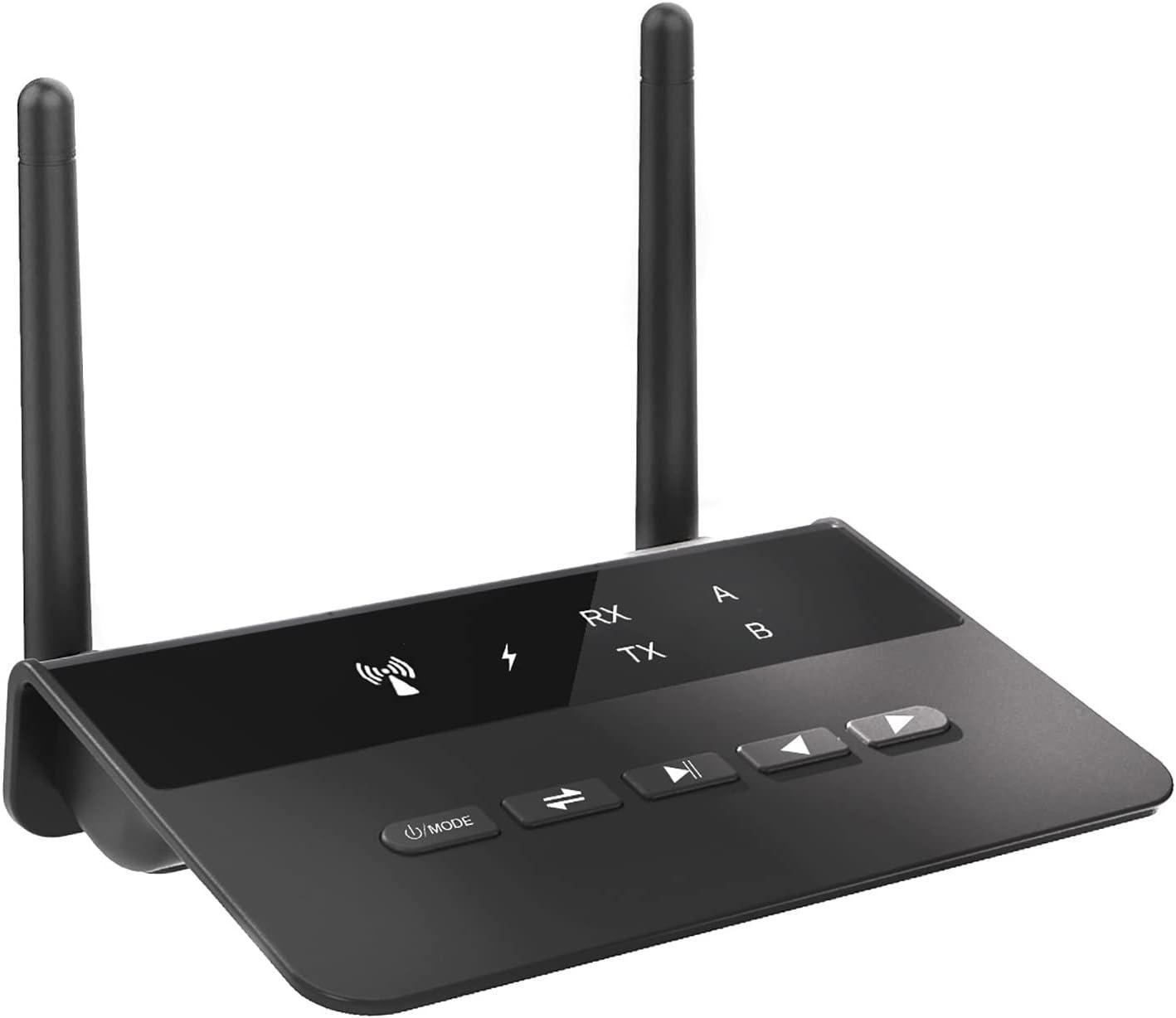 NÖRDIC Bluetooth 5.2 trådløs sender og mottaker DAC Qualcomm aptX Adaptive aptX HD 3,5 mm AUX RCA