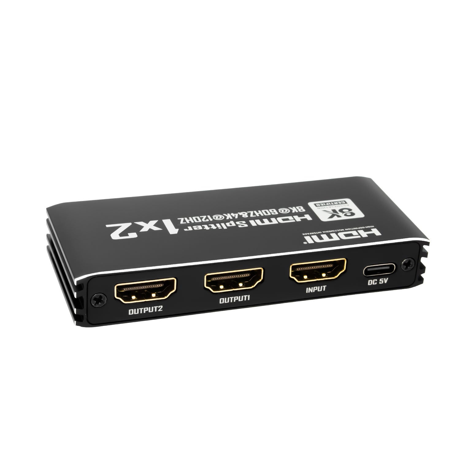 NÖRDIC HDMI 2.1-splitter 1 til 2 8K60Hz 4k120Hz