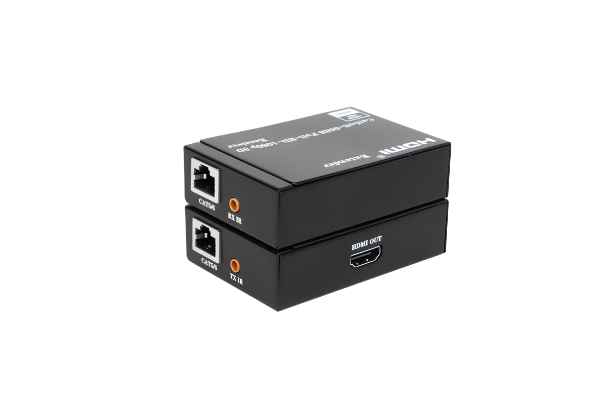 NÖRDIC HDMI-forlenger over Cat5e/6 med støtte for 3D, 1080p/60Hz og IR