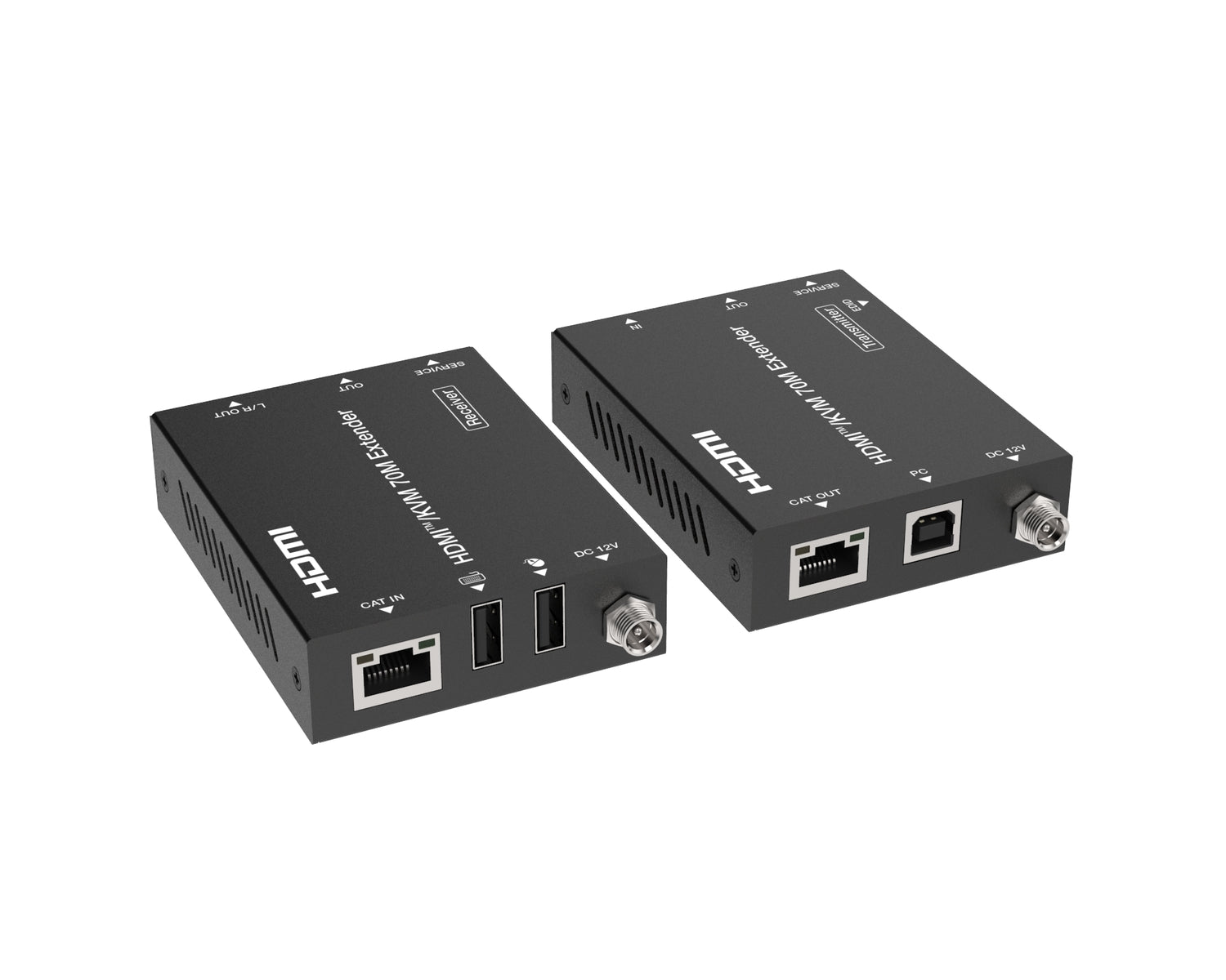 NÖRDIC KVM Forlenger HDMI 4K60Hz 70m CAT6