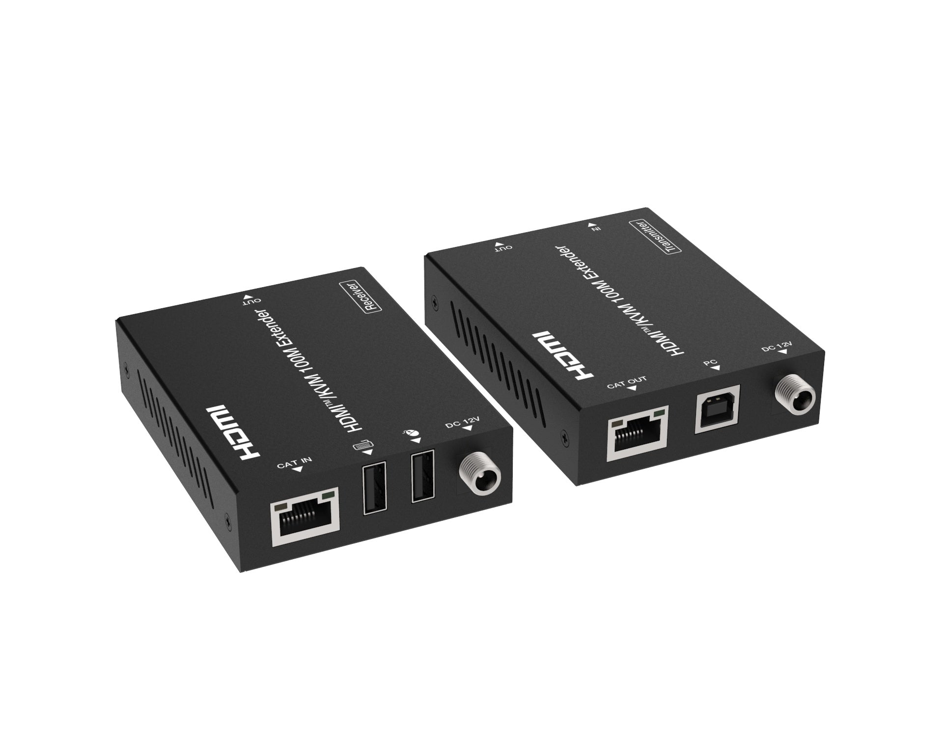 NÖRDIC KVM-forlenger HDMI 1080p60Hz 100m CAT6