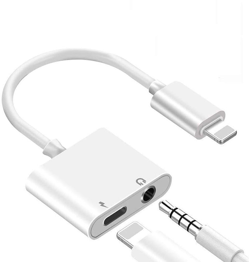 NÖRDIC Lightning Audio adapter med lading Non MFI