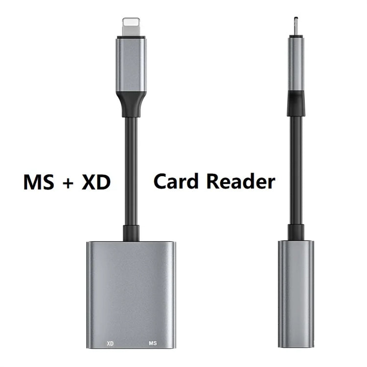 NÖRDIC Lightning-kortleser med 2 spor MS, xD UHS-I