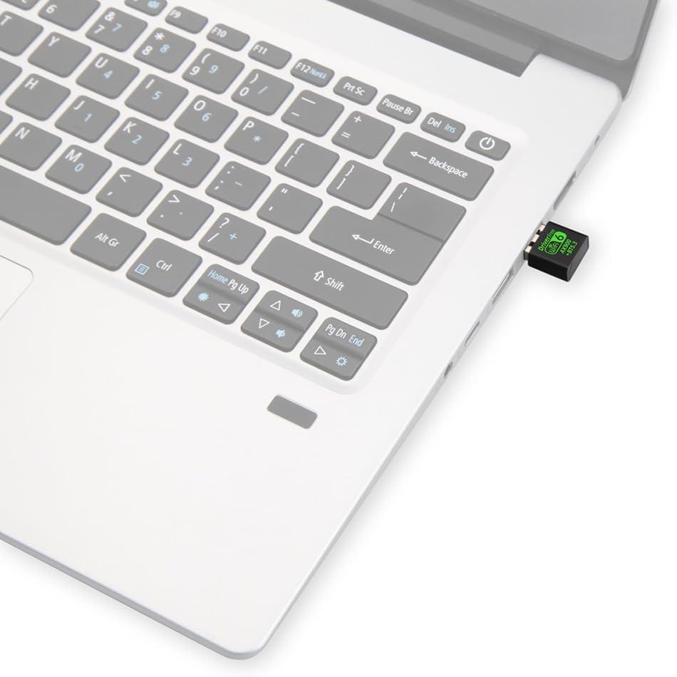 NÖRDIC USB 2.0 WIFI6 Bluetooth 5.3-adapter Dual Band 2.4G & 5GHz 600Mbps