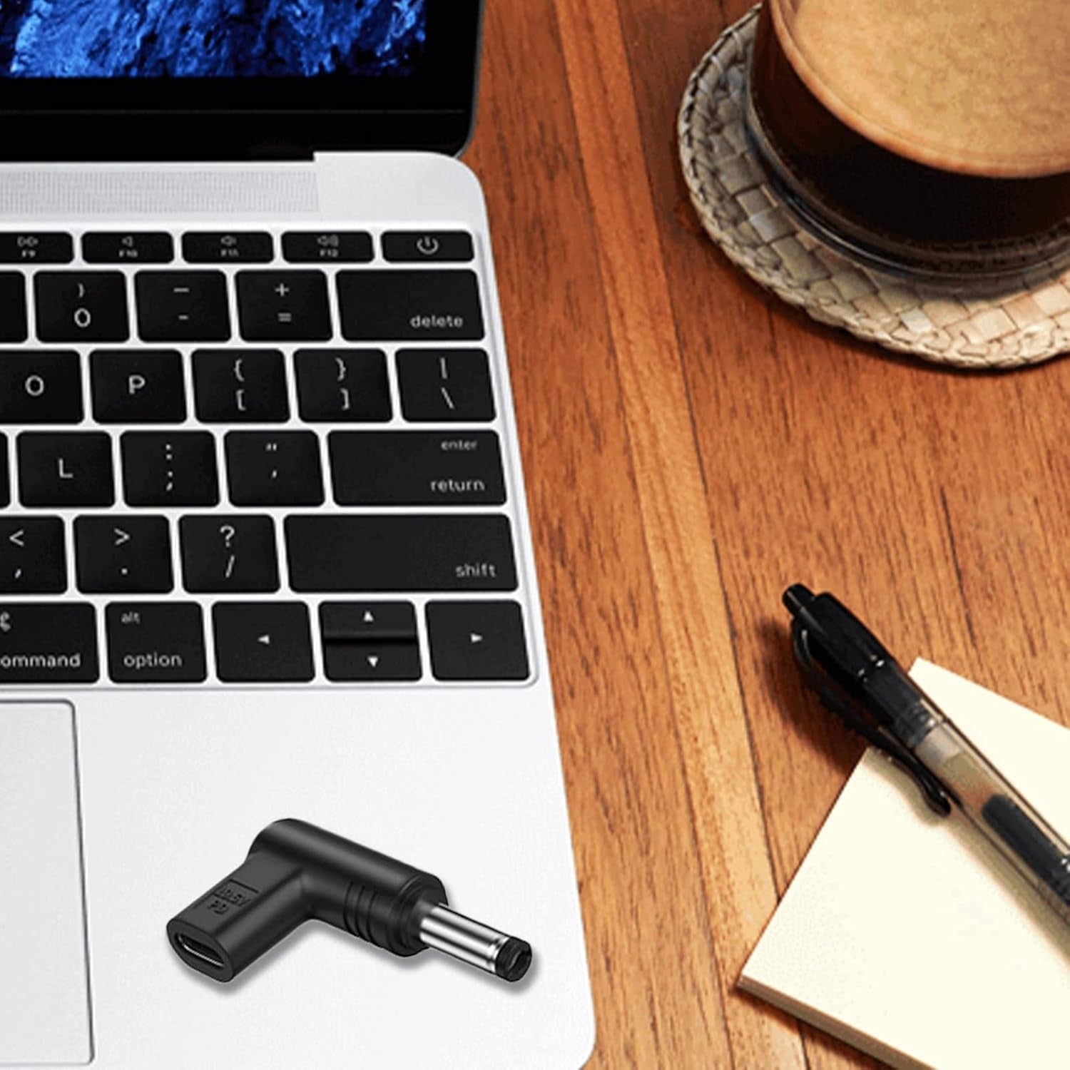 NÖRDIC USB-C til DC 4.5x3.0mm adapter 100W 12-20V for DELL-bærbare