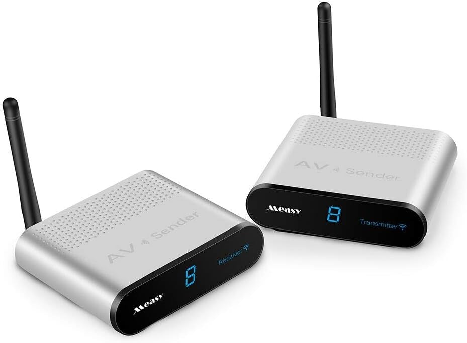 NÖRDIC Trådløs AV-sender og mottaker 5,8 GHz 8 kanaler 500 m med IR-inngang Trådløs lyd