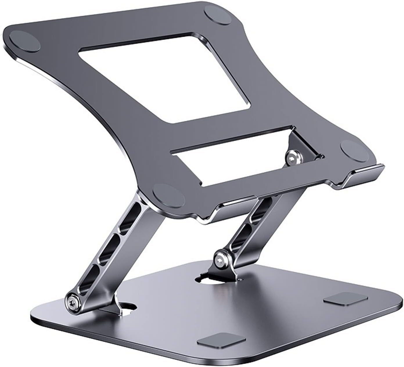 NÖRDIC bærbar stativ for opp til 17" justerbar høyde for bærbar PC-stativ, mørk grå