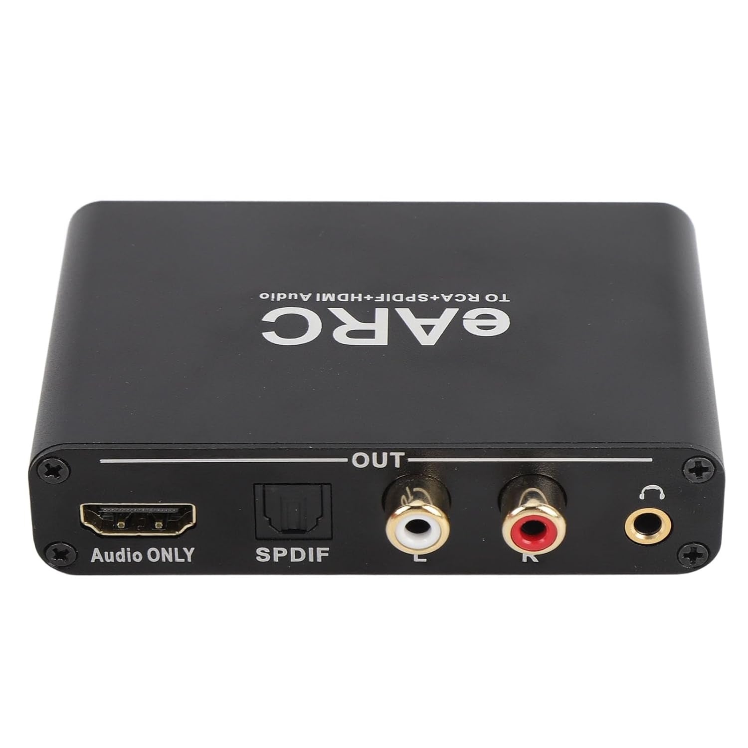 NÖRDIC eARC/ARC HDMI Lyd-Ekstraktor, 24 bit 192 kHz volumkontroll, HDMI, RCA, optisk og 3,5 mm lydutgang, for HDTV, høyttalere og forsterkere