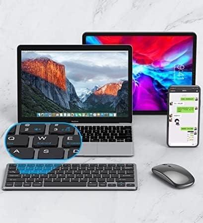 NÖRDIC trådløs Bluetooth og 2.4G mus og tastatursett amerikansk layout