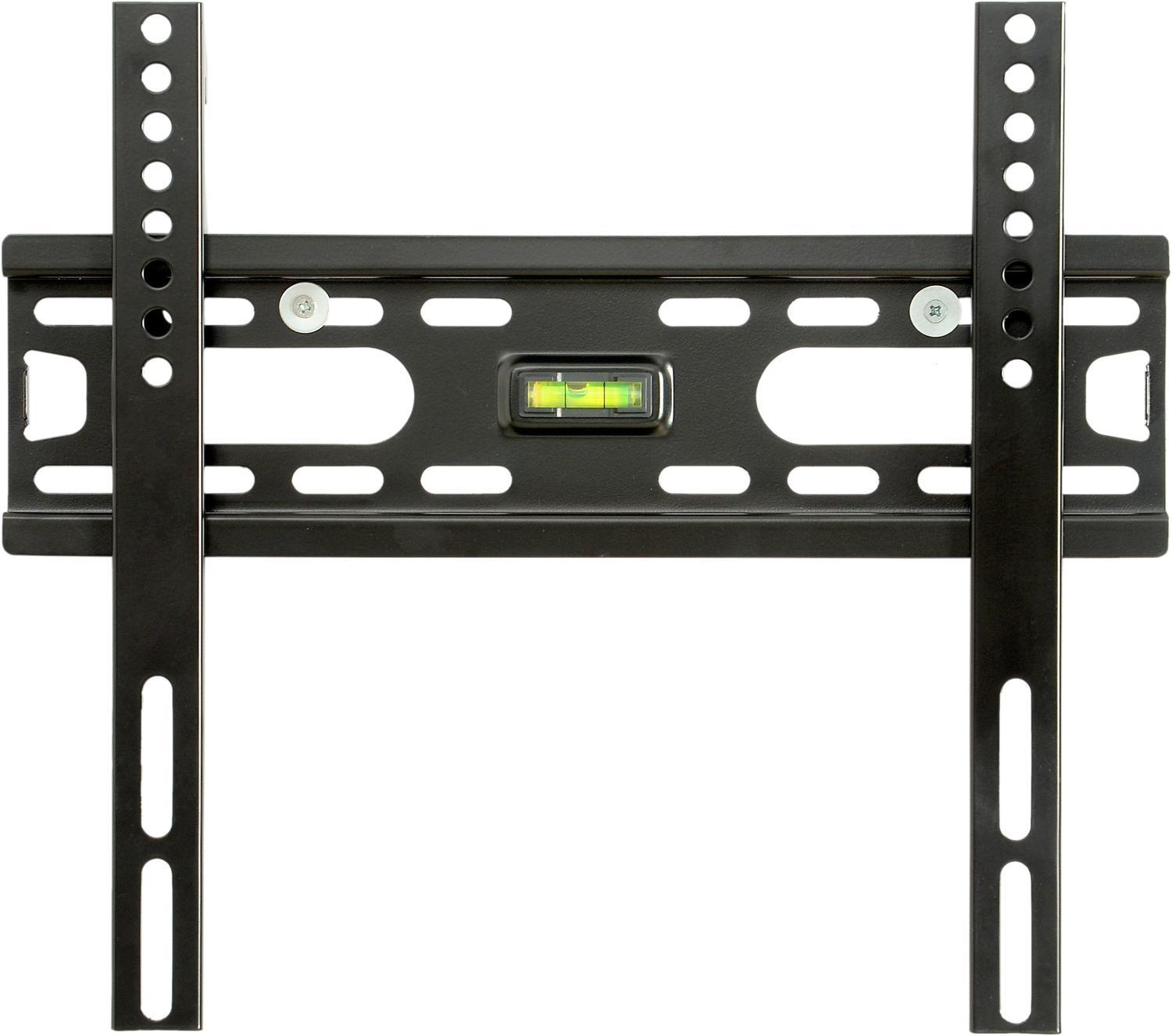 NÖRDIC veggfeste for skjerm/TV, 23"-49", fast/fast, maks 30 kg, VESA-kompatibel opptil 300x300, svart