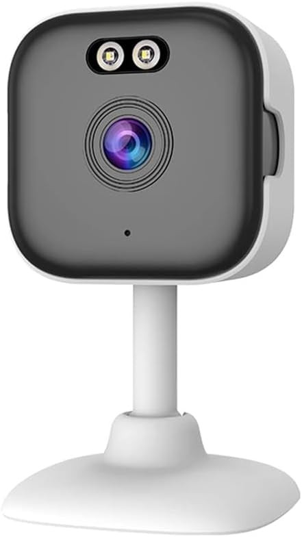 NÖRDIC 2K overvåkingskamera, WiFi-kompatibel innendørs med 32GB SD-kort, 5GHz & 2,4GHz støtte for AI Starlight Color Night Vision, AI person- og bevegelsesdeteksjon