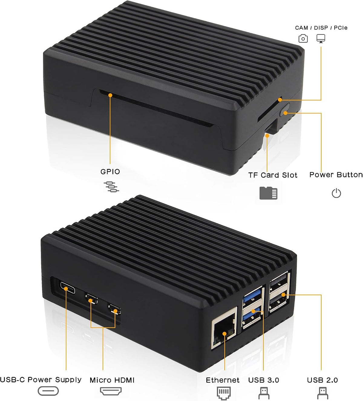 Raspberry Pi 5-kabinettet for Raspberry Pi 5