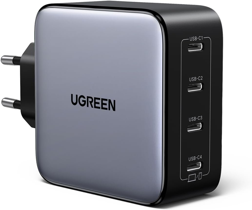UGREEN 100W USB C Charger Block, Nexode 4-Port Type C Charger GaN Charger