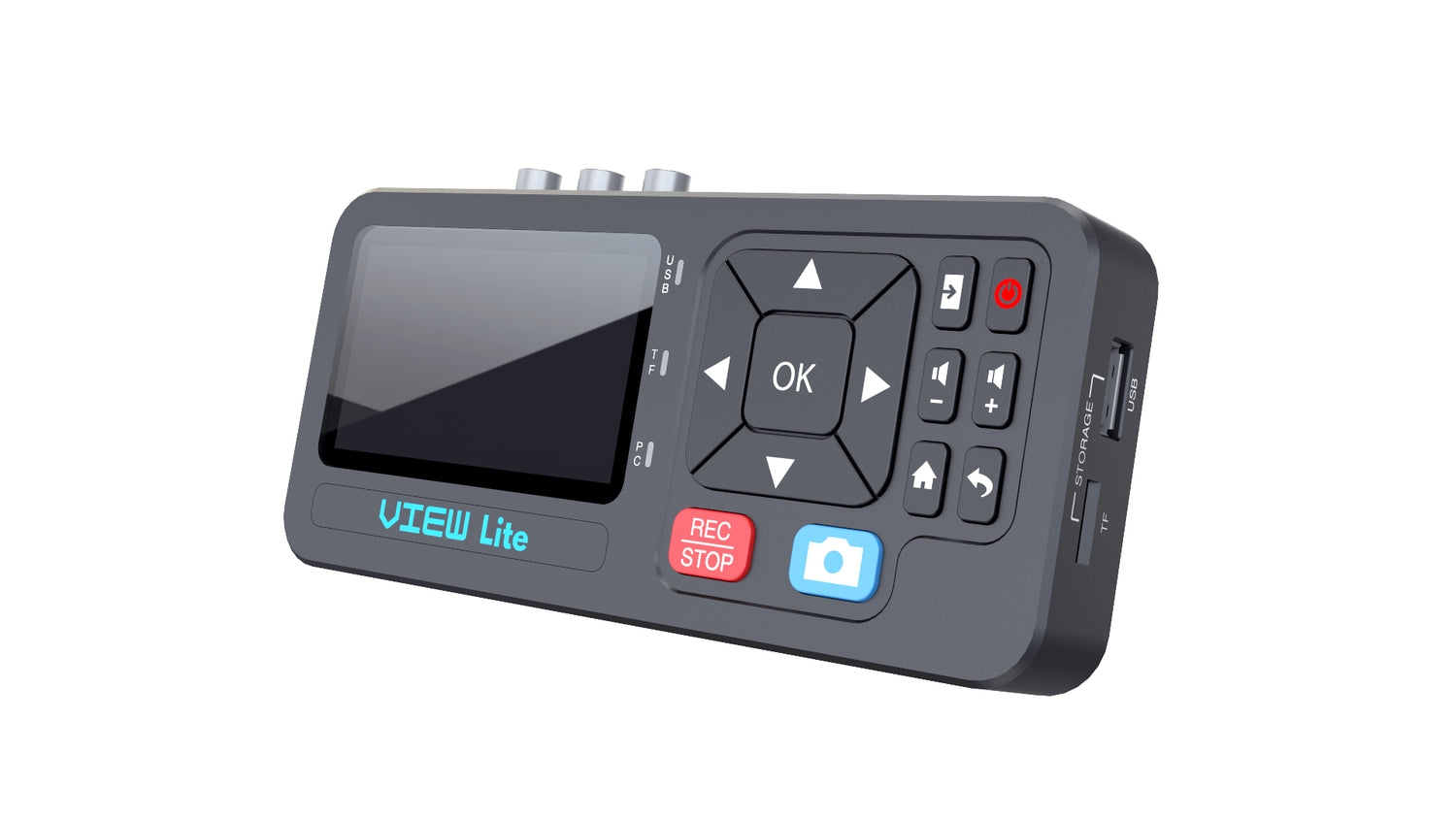 Digital opptaker for opptak fra VHS-bånd, videospiller, DVR, DVD, Hi8, DV-spiller, RCA, CVBS, TV-boks, videokamera, spillkonsoller til USB eller MicroSD-kort, 3" skjerm
