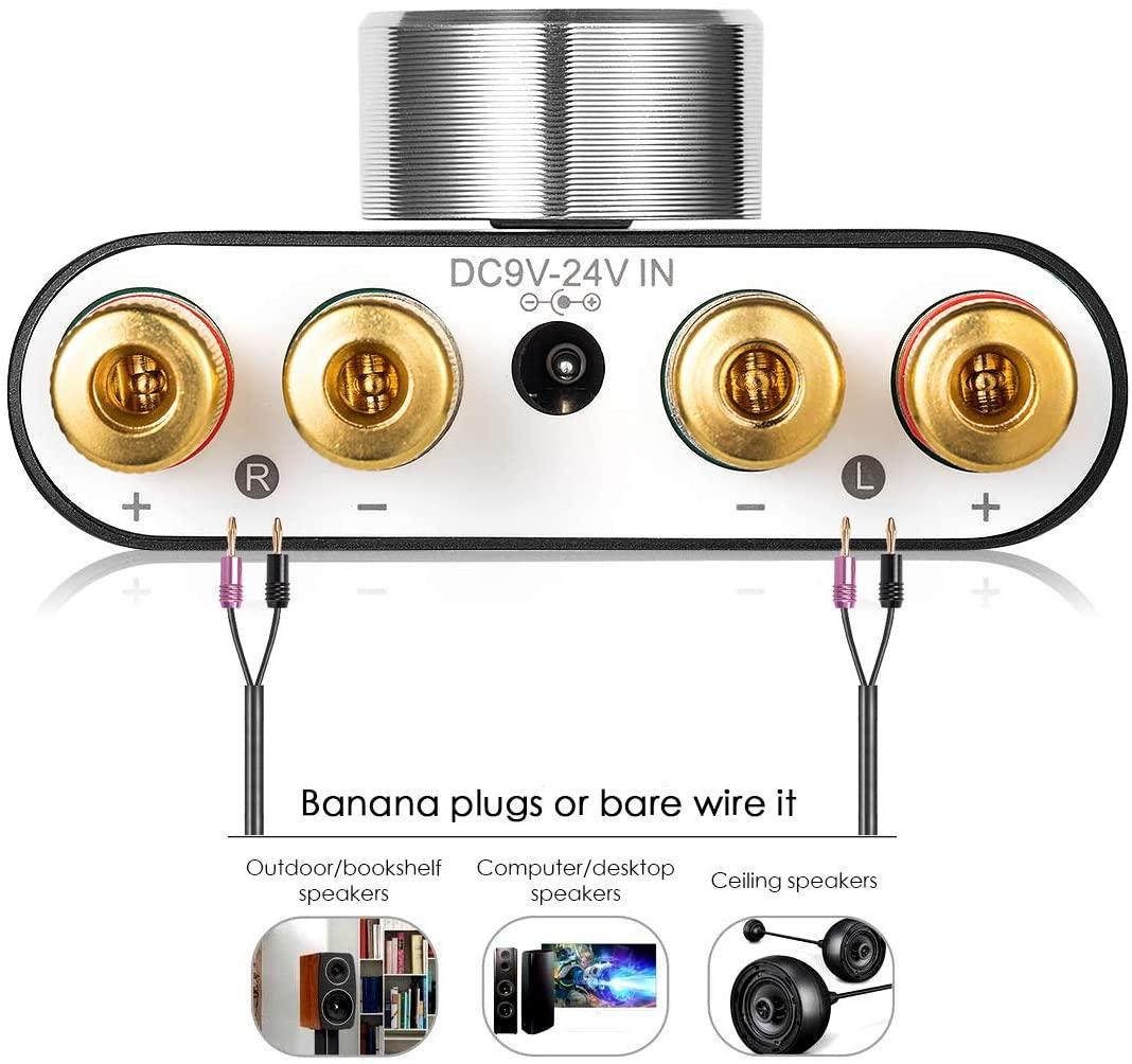 Bluetooth 5.0 Stereo Digital Audio Amplifier 2x30W AUX / USB / BT