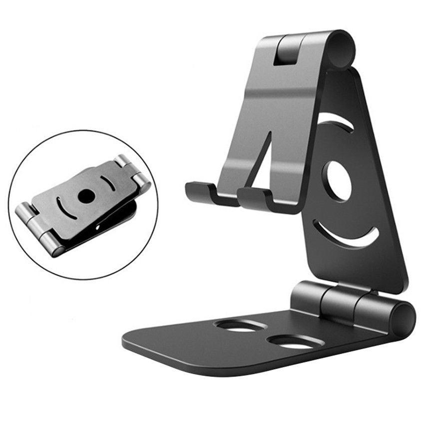 Justerbar Universal Table Stand for mobiltelefon Holder av plast Rotatable Mobile Stand 270 grader