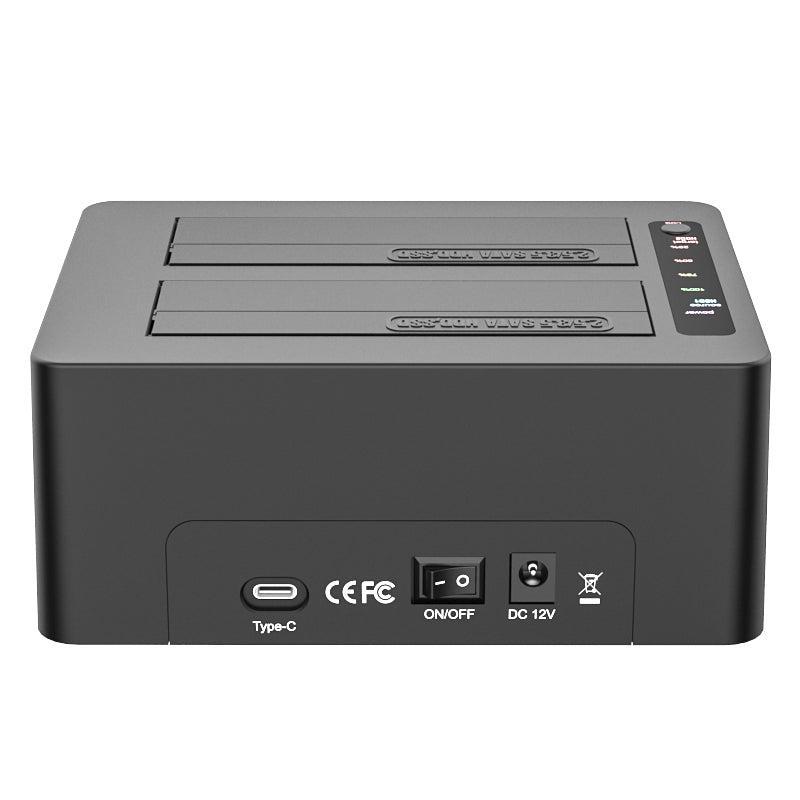 Maiwo K3082C USB C 3.1 Gen2 10Gbps Docking Station for 2.5 3,5 SATA HDD SSD Opptil 20TB med støtte for BEASP, Støtte for Sataiii 6Gbps