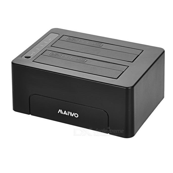 Maiwo K3082 USB 3.1 Gen1 5Gbps Docking Station for 2,5 3,5 SATA HDD Opptil 14TB med støtte for UASP, Støtte for Sataiii 6Gbps Hard Disk Cloning