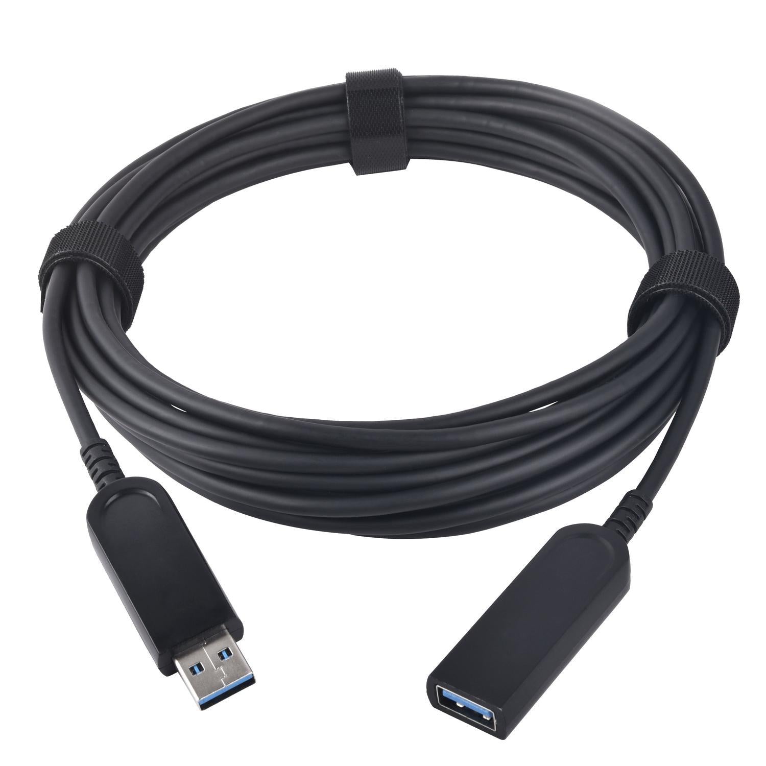 NÖRDIC 10m Active AoC Fiber Cable 10Gbps USB 3.1 En mann til USB3.1 A Hona USB 3.1 Extension Cable