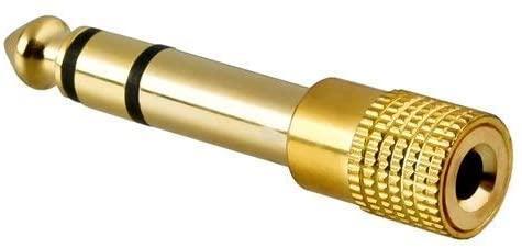 NÖRDIC 3.5mm til 6.3mm Audio Stereo Adapter Headphone Adapter Headphone Adapter