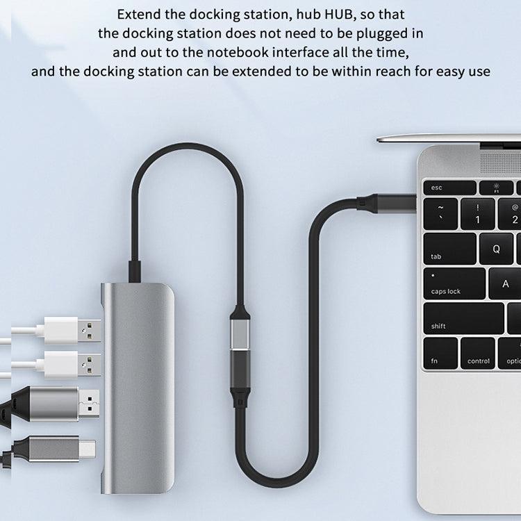 NÖRDIC 3m USB3.2 Gen2 USB-C Forlengelseskabel ha til ho 10Gbps 5A 100W Thunderbolt3