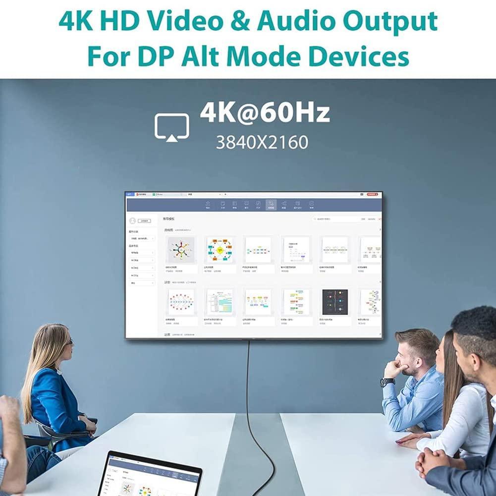 NÖRDIC 50 cm 10 Gbps 5A Strømforsyning PD100W med Emarker USB3.2 Gen2 USB-C til C nylonflettet kabel hurtiglading