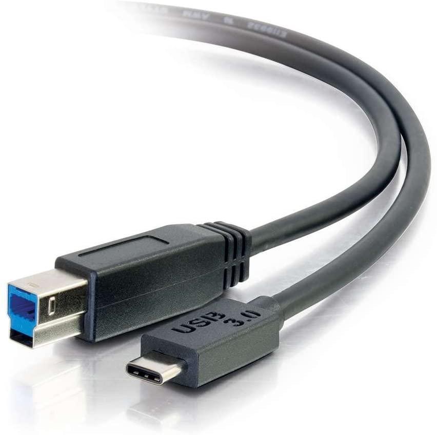NÖRDIC USB 3.1 Kabel USB C til USB B 5Gbps 1m USB-skriverkabel