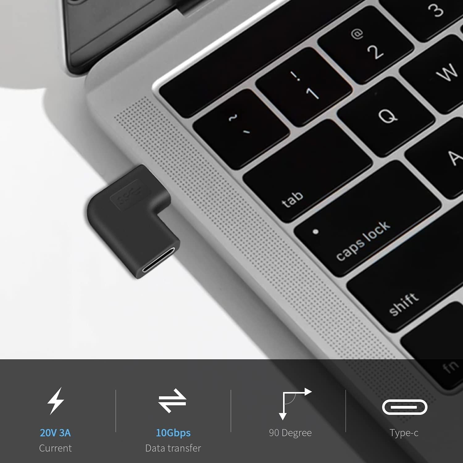 NÖRDIC USB C 3.1 Vinklet adapter hann til hunn