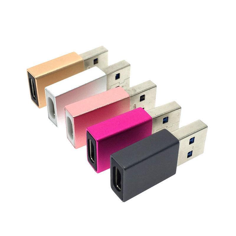 NÖRDIC USB C til OTG USB En adapter Metal Black