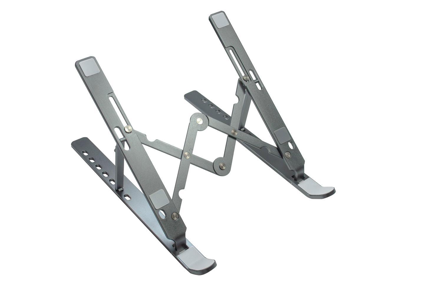 NÖRDIC aluminiumsett Justerbar bærbar tablett Sammenleggbar og mobiltelefoner Laptop Holder Stativ Space Grey