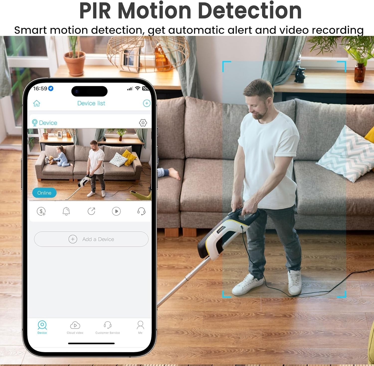 5GHz WiFi Hidden Mini Camera, 4K Wireless Indoor Security Cam