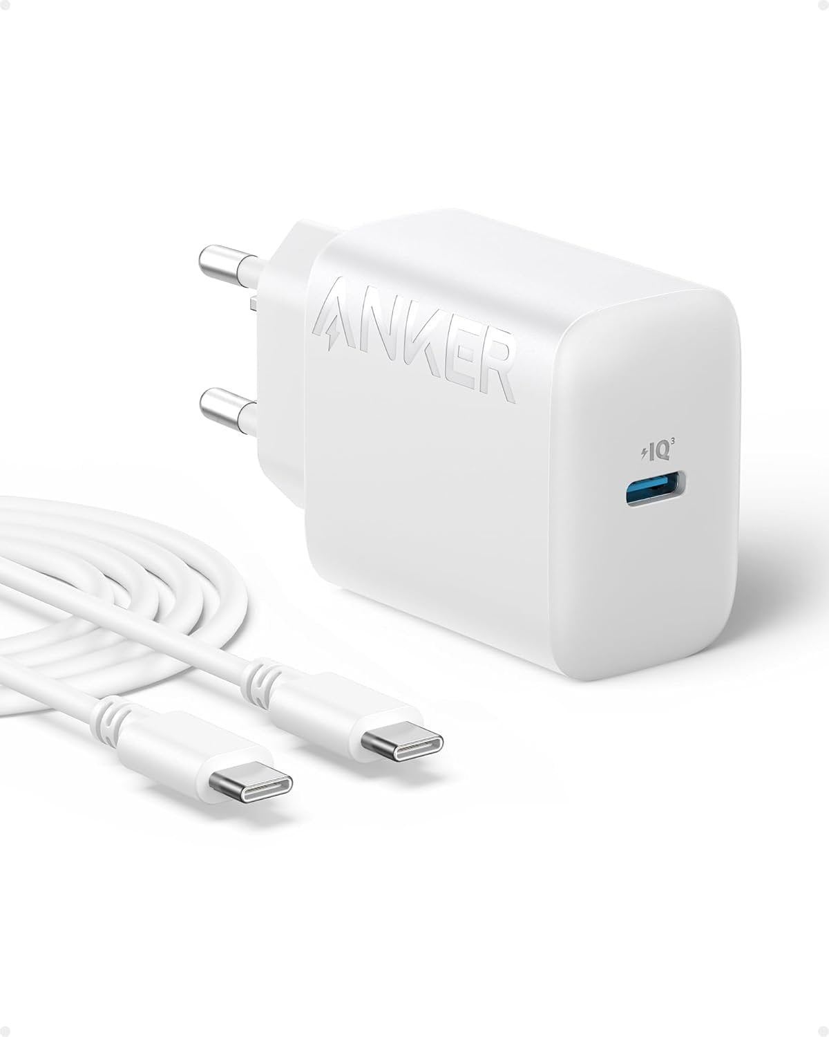 ANKER USB-C-lader 20W med 1,5m kabel