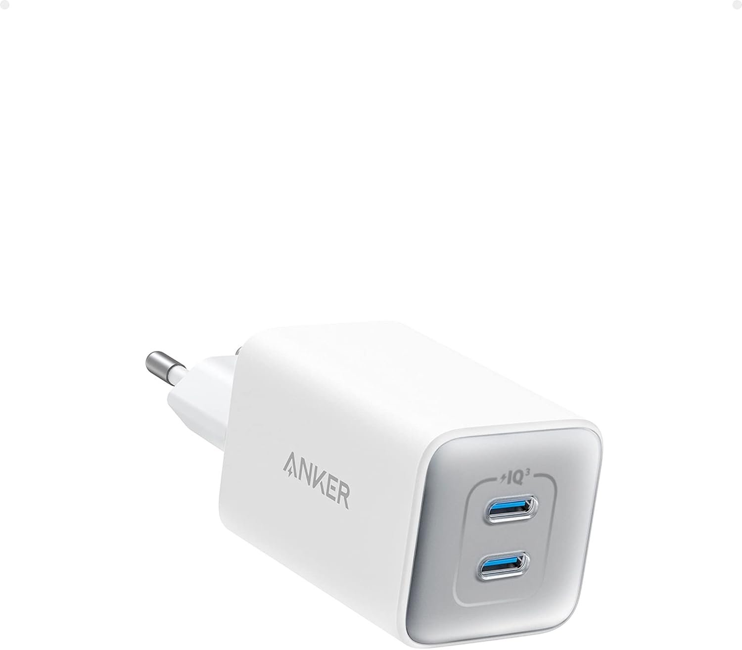 ANKER USB-C Nano-lader 47W, 2-port kompakt GaN-lader