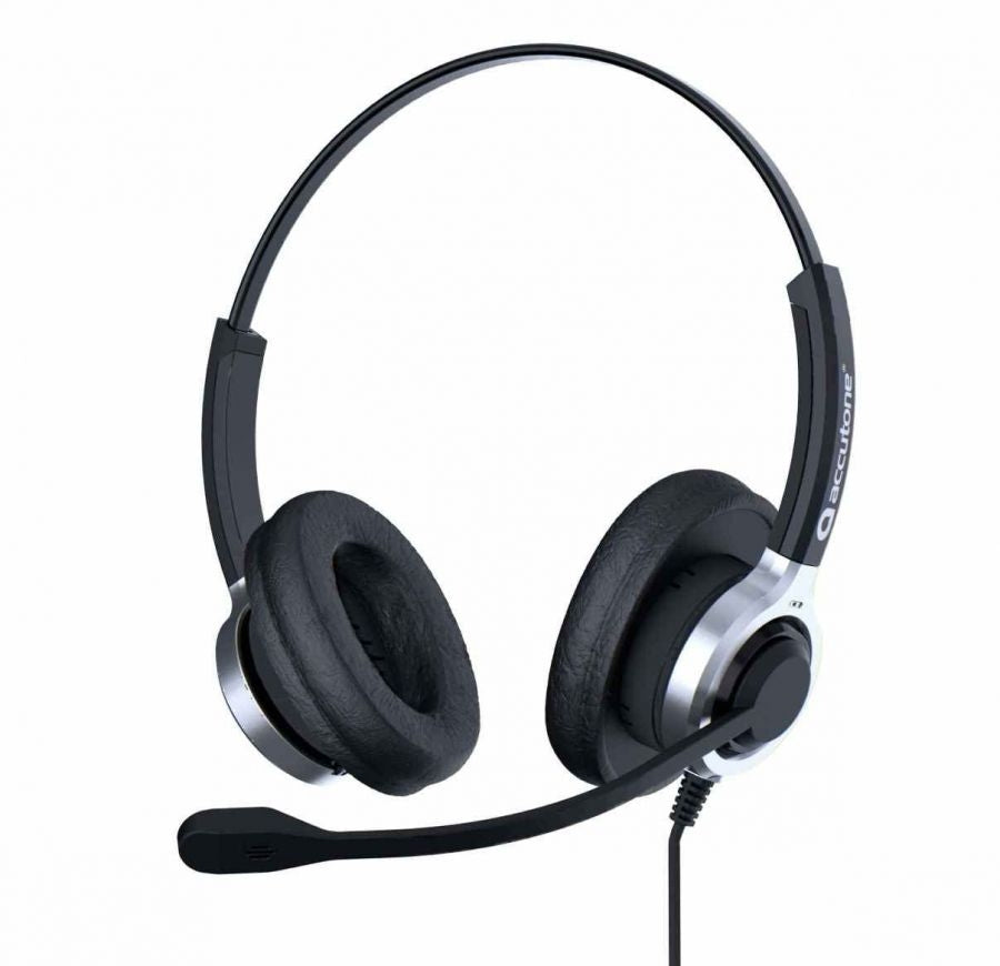 Accutone Binaural Wired Headset