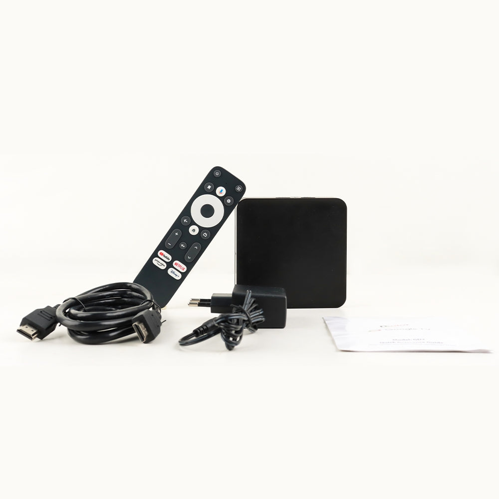 Android Google TV-sertifisert 4K-streamer, mediaplayer-boks med stemme