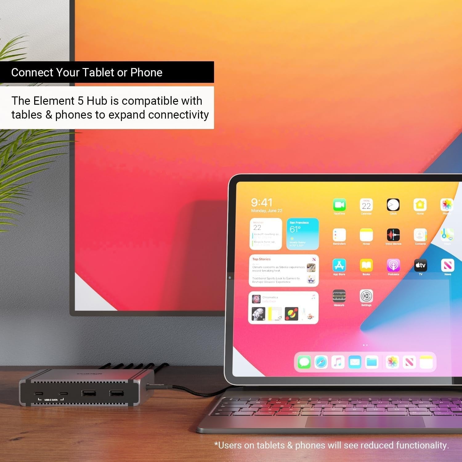 CalDigit E5 Thunderbolt 5 Element 5 Hub 9-Port 4x Thunderbolt 5/USB4 v2 PortS 3x USB-A & 2x USB-C 10G, Single 8K, Dual 6K/8K,  Dual 4K@240Hz, 90W