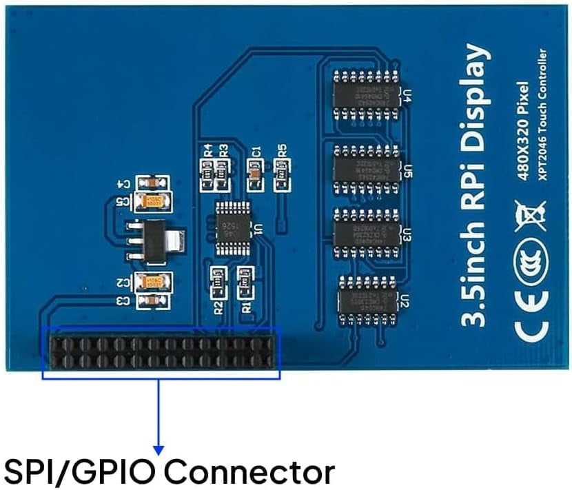 Display 3.5 Inch TFT LCD Touch Screen Monitor 480 x 320 for Raspberry Pi with All Data and Touch Pen SPI Interface