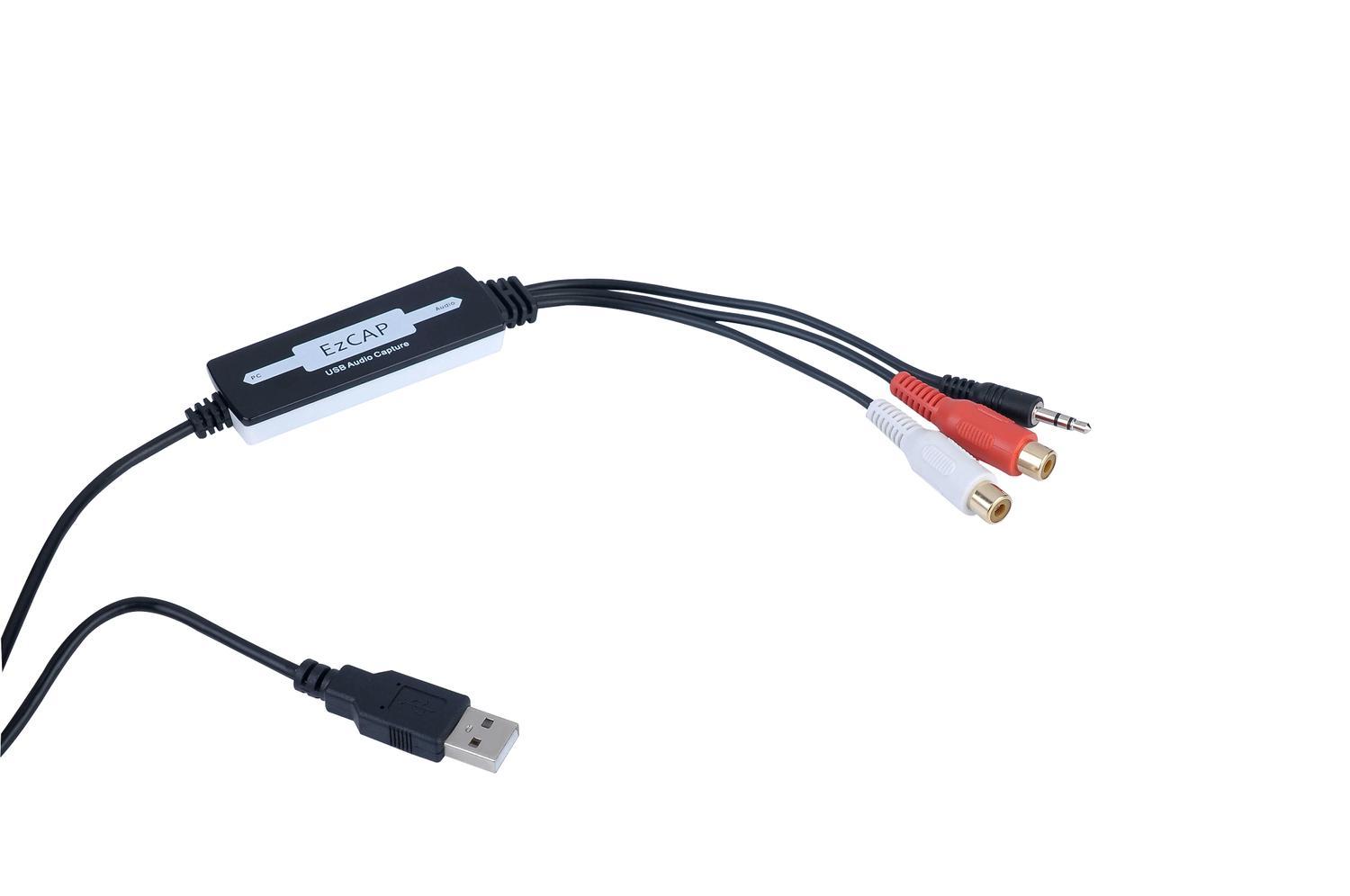 EZCAP216 USB-lydopptak analog til digital lydkonverter