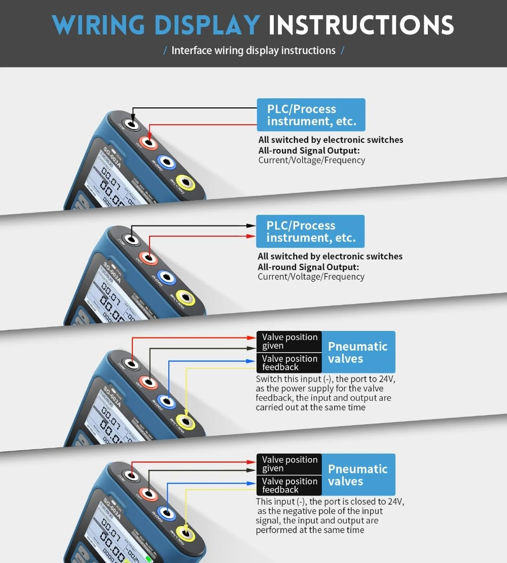 FNIRSI SG-003A Justerbar Strøm Spenning Simulator Signalgenerator
