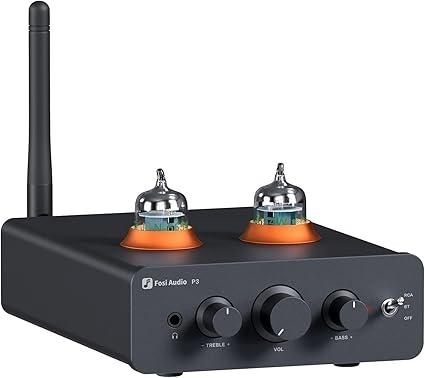 Fosi Audio P3 Tube Preamp Hodetelefonforsterker Bluetooth aptX LL HD Bass