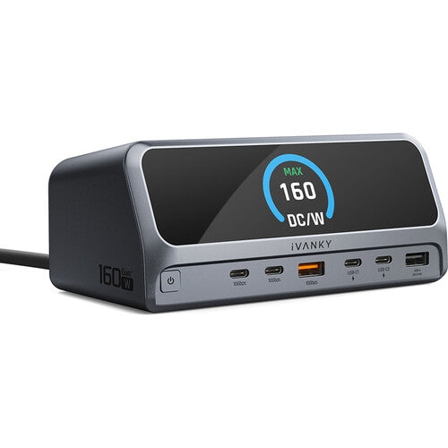 iVANKY 13-i-1 GaN-dokkingstasjon med Smart LCD-display