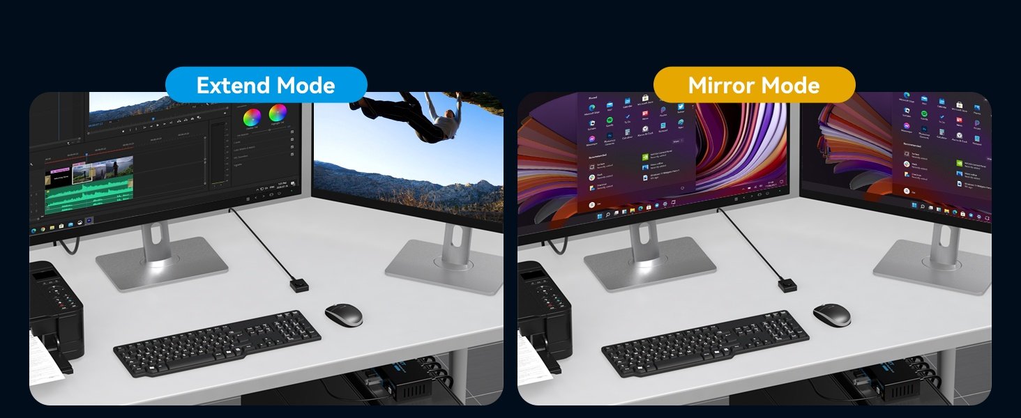 NÖRDIC KVM-svitsj 2 til 2 DisplayPort til DisplayPort, 8K60Hz/4K120Hz, 4x USB-A