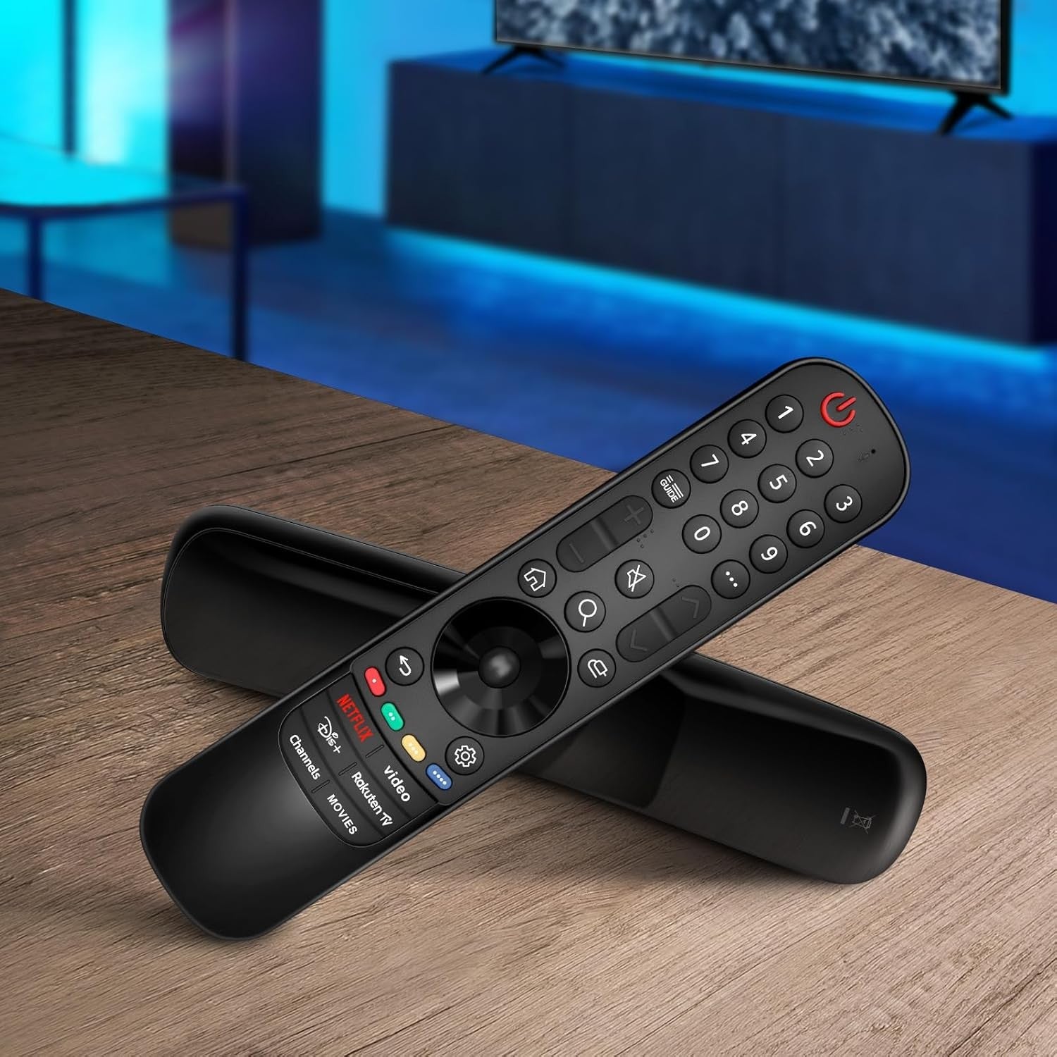 LG TV-fjernkontroll, universell for LG Magic Remote Smart TV uten tale- og pekefunksjon, erstatning for LG Original MR24GA, MR23GA, MR22GN og MR21GA